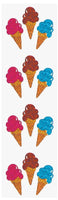 Ice Cream Cones Prismatic Stickers by Hambly