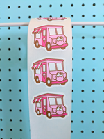 Ice Cream Truck Sticker From The Roll *NEW!