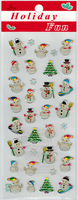 Prismatic Snowman Gem Stickers *NEW!