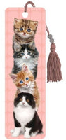 Kitten Stack Tassle Bookmark