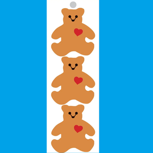 Big Heart Bears Sticker Sheet *NEW!
