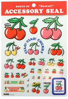 Cherry Stickers With Clear Backing