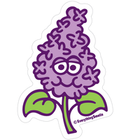 Lilac Vinyl Sticker by EverythingSmells *NEW!