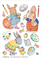 Bunny Artist Stickers by Mary Engelbreit *NEW!