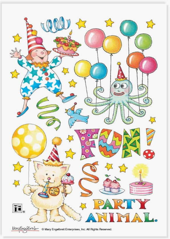 Party Time Stickers by Mary Engelbreit *NEW!