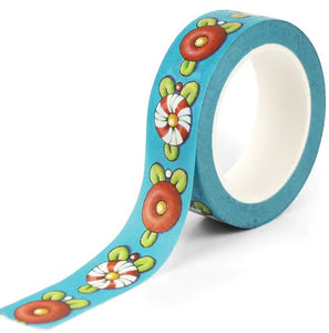 Peppermint Candy Flowers Mary Engelbreit Washi Tape