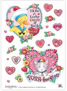 Animal Pals Valentine Stickers by Mary Engelbreit