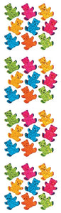 Micro Teddy Bears Prismatic Stickers by Hambly