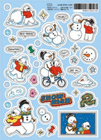 Mr. Snowman Stickers by 9 O'Clock Bonnie