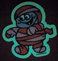 FREE Glow In The Dark Mummy Vinyl Sticker with $30 product purchase!