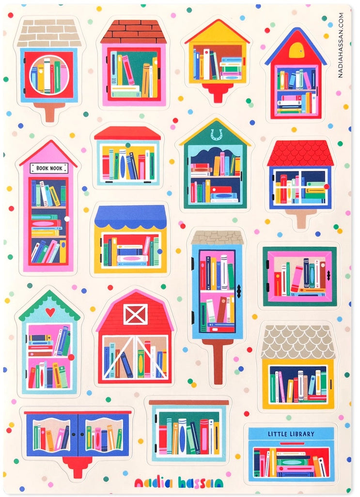 Book Library Stickers | EverythingSmells