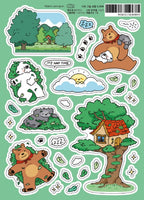 Outdoor Nap Stickers by 9 O'Clock Bonnie