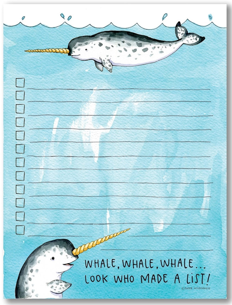 Whale, Whale, Whale Notepad *NEW!