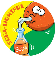 Orange Soda Dr. Stinky Scratch-N-Sniff Stickers *NEW!