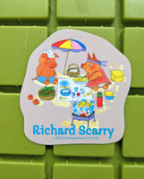 Richard Scarry Busy World Characters Vinyl Sticker *NEW!