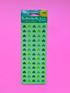 Vintage AGC Mini Shamrocks Slim Sticker Sheet