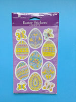 Vintage AGC Easter Eggs Sticker Sheet