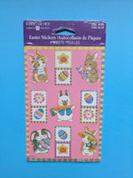 Vintage AGC Easter Bunny Patchwork Sticker Sheet