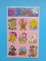 Vintage Eurkea Easter Sticker Sheet