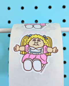 Pink Doll Sticker From The Roll *NEW!