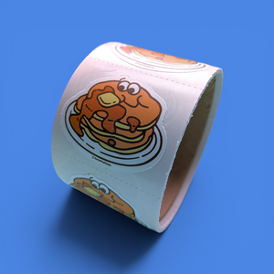 Pancake Sticker From The Roll