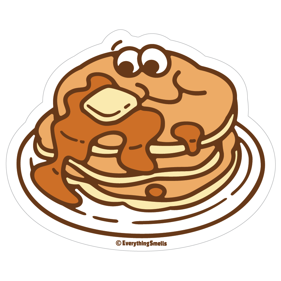 Pancake Stack Vinyl Sticker by EverythingSmells EverythingSmells