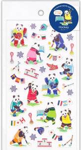 Field Hockey Panda Stickers