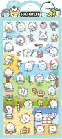 Parrot's Family Reunion Stickers by Nekoni *NEW!