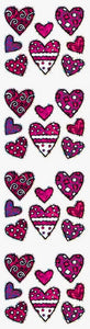 Pattern Heart Stickers by Hambly *NEW!
