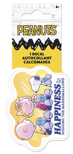 Charlie Brown, Snoopy and Sally Large Vinyl Sticker *NEW!