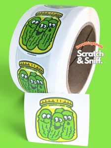 Pickle Jar Scratch & Sniff Sticker Roll *NEW!
