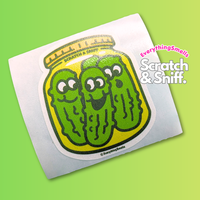 Pickle Jar Scratch & Sniff Sticker Roll *NEW!