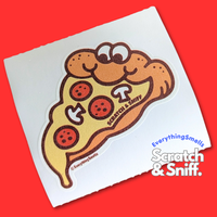 Pizza Slice Scratch & Sniff Sticker Roll *NEW!