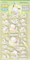 Pochacco Puffy Stickers by Sanrio *NEW!