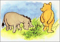 Winnie The Pooh & Eeyore Postcard *NEW!