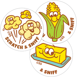 Buttered Popcorn EverythingSmells Scratch & Sniff Stickers