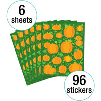 Pumpkin Patch Shape Stickers