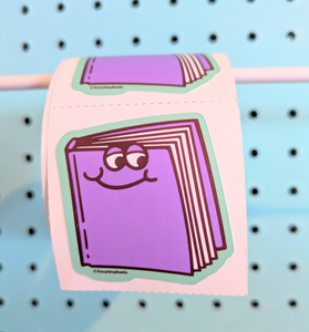 Purple Book Sticker From The Roll *NEW!