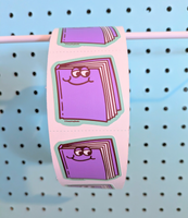 Purple Book Sticker From The Roll *NEW!