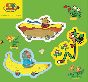 Richard Scarry Busy World Sticker Sheet #2 *NEW!