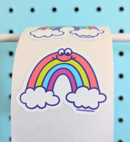 Rainbow Sticker From The Roll *NEW!