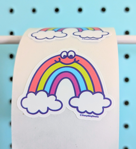 Rainbow Sticker From The Roll *NEW!