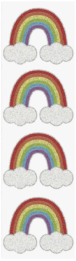 Large Clouds & Rainbows Prismatic Stickers by Hambly *NEW!