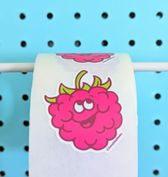Raspberry Sticker From The Roll *NEW!