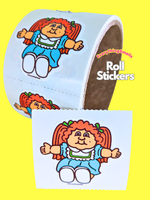 Red Hair Doll Sticker From The Roll *NEW!