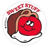 Chocolate Cherry Scratch 'n Sniff Retro Stinky Stickers *NEW!
