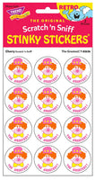 Cherry Clown Scratch 'n Sniff Retro Stinky Stickers *NEW!