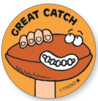 Football Scratch 'n Sniff Retro Stinky Stickers *NEW!