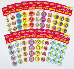 Retro Stinky Stickers Complete 2024 Summer Set Plus Collector Sheet