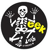 Skeleton Scratch 'n Sniff Retro Stinky Stickers *NEW!